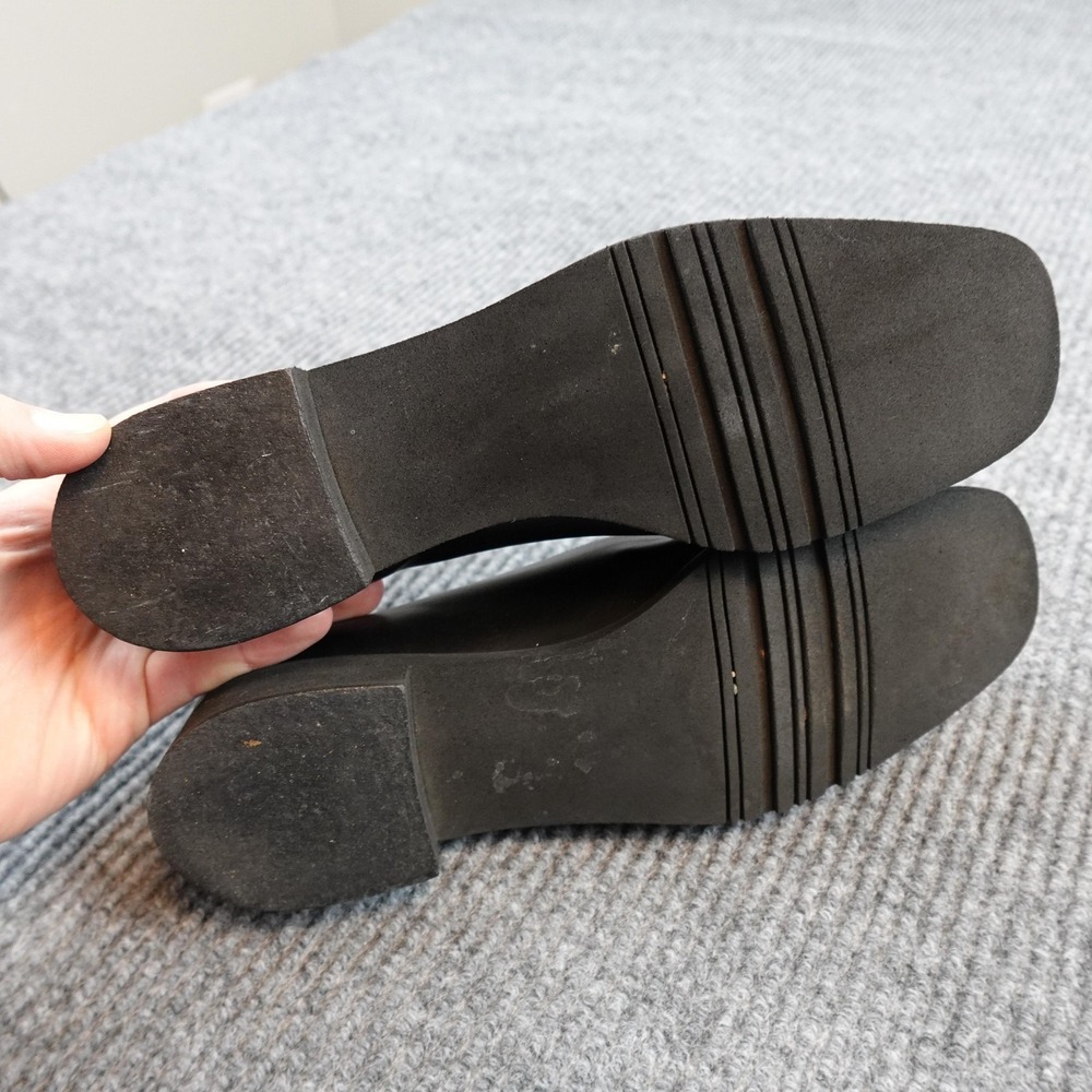 Salvatore Ferragamo Black Suede & Leather Loafers - Picture 6 of 6